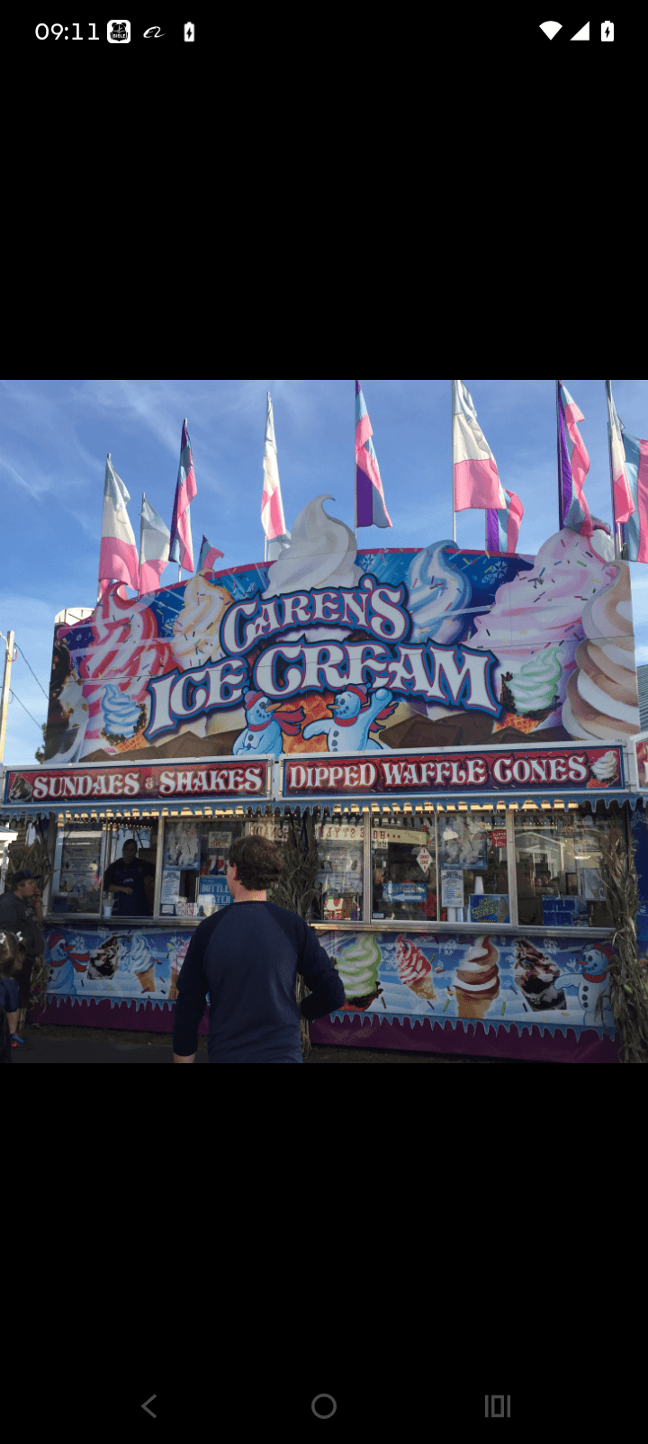 Ho Scale Caren's Ice Cream Concession Stand