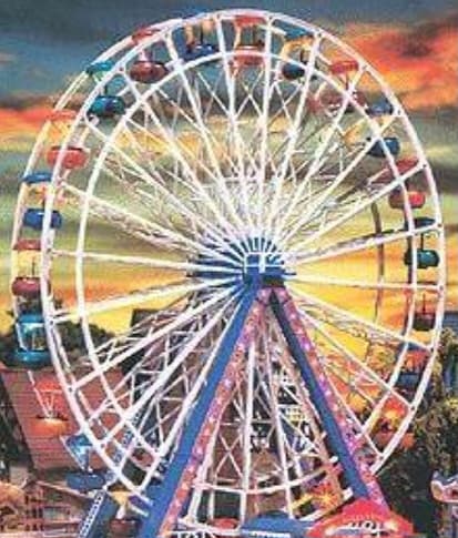 Custom Handcrafted Miniature Ferris Wheel