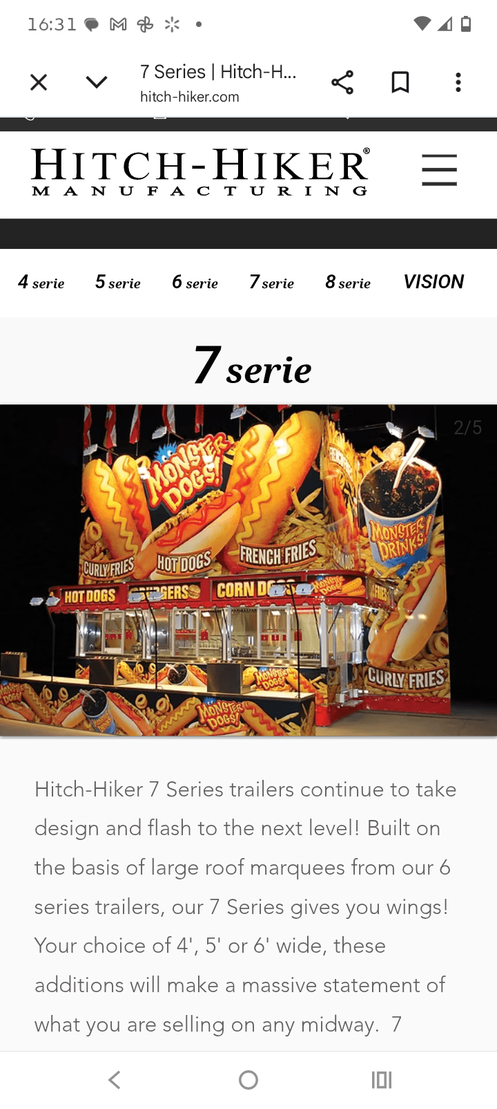 Ho Scale Monster Grill Concession Trailer