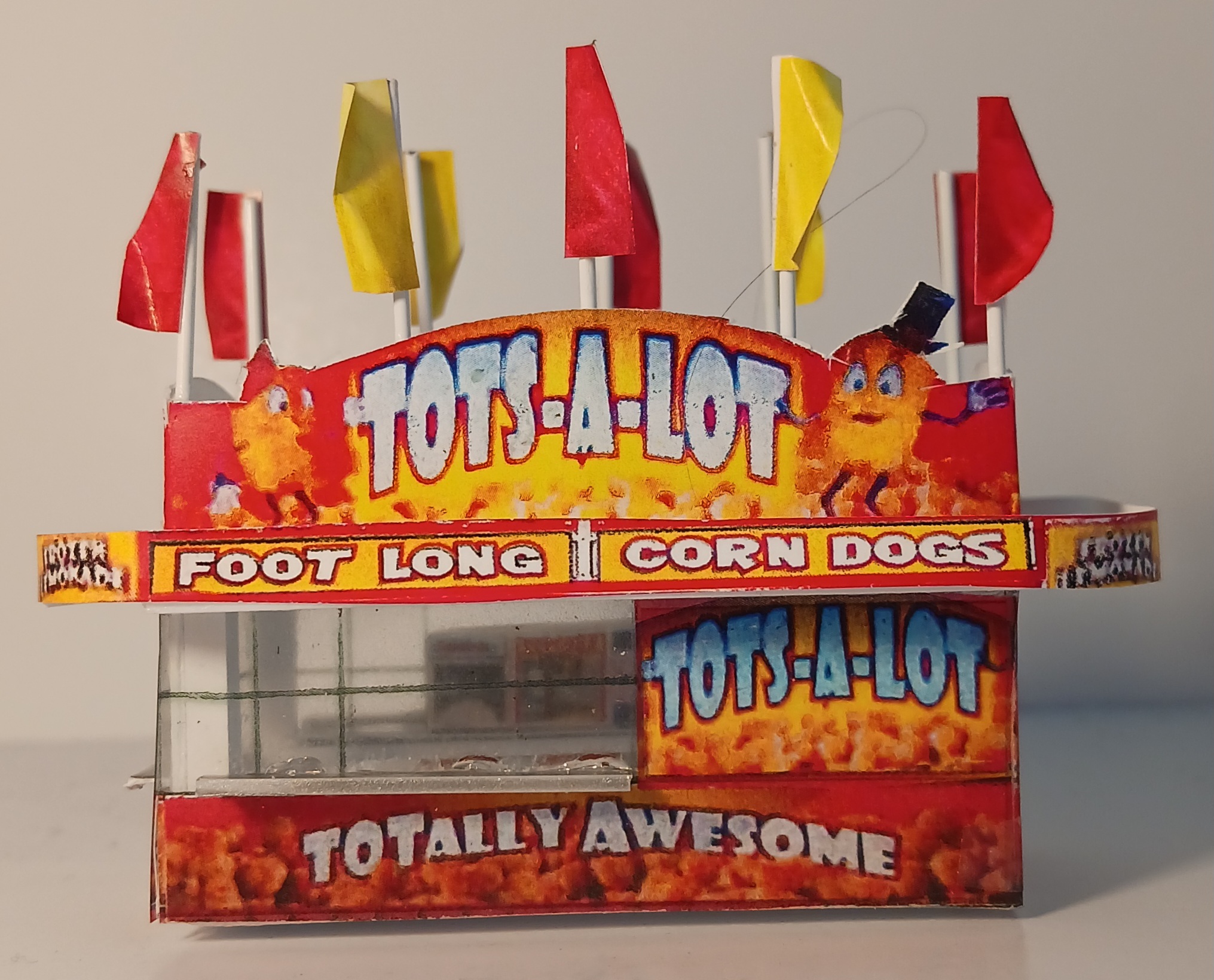 Ho Scale Tots-A-Lot Concession Trailer